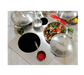 Bon Chef 966250 Custom Cut Tile Tray W/ Cutouts For (2) 60015 & (2) 60009, Stainless-cityfoodequipment.com