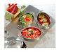Bon Chef 966251 Custom Cut Tile Tray W/ Cutouts For (3) 60002, Stainless-cityfoodequipment.com