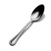 Bon Chef S1003 7 2/9" Dessert Spoon With 18/8 Stainless Grade, Sombrero Pattern-cityfoodequipment.com