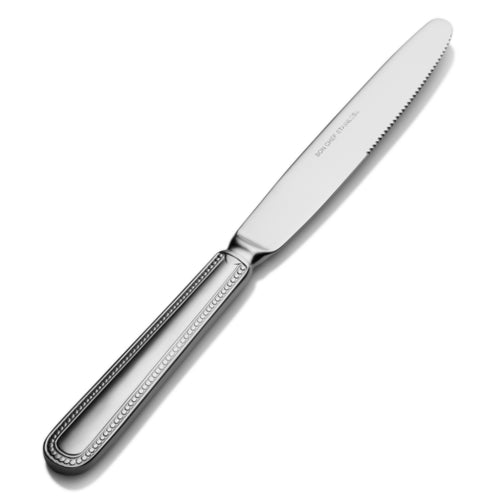Bon Chef S1012 European Dinner Knife, Solid Handle, 18/10 Stainless, Sombrero-cityfoodequipment.com