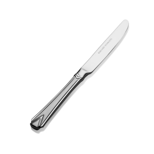 Bon Chef S1317 European Butter Knife W/ Solid Handle, Gothic, 18/10 Stainless-cityfoodequipment.com