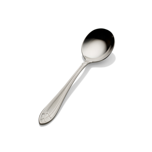 Bon Chef S1401 Bouillon Spoon, Viva, 18/10 Stainless Steel-cityfoodequipment.com