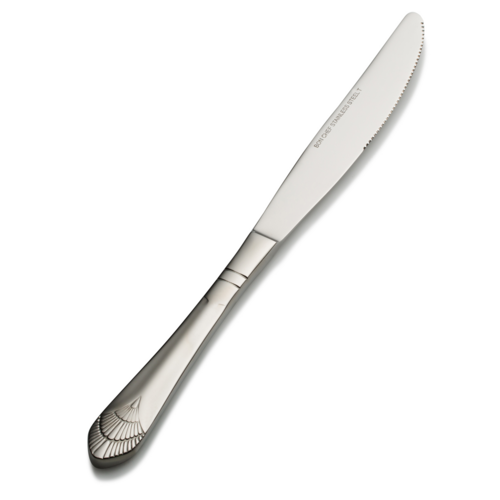 Bon Chef S1712 European Dinner Knife W/ Solid Handle, Nile, 18/10 Stainless-cityfoodequipment.com