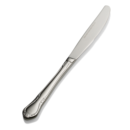 Bon Chef S1812 European Dinner Knife W/ Solid Handle, Queen Anne, 18/10 Stainless-cityfoodequipment.com