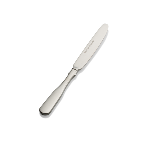 Bon Chef S1917 European Butter Knife W/ Solid Handle, Liberty, 18/10 Stainless-cityfoodequipment.com