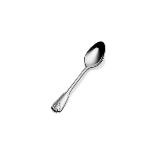 Bon Chef S2016 5" Demitasse Spoon With 18/8 Stainless Grade, Shell Pattern-cityfoodequipment.com