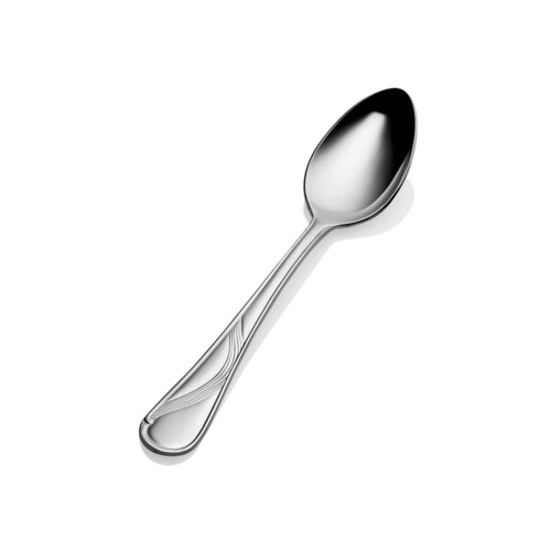 Bon Chef S2203 Soup Dessert Spoon, Wave, 18/10 Stainless Steel-cityfoodequipment.com