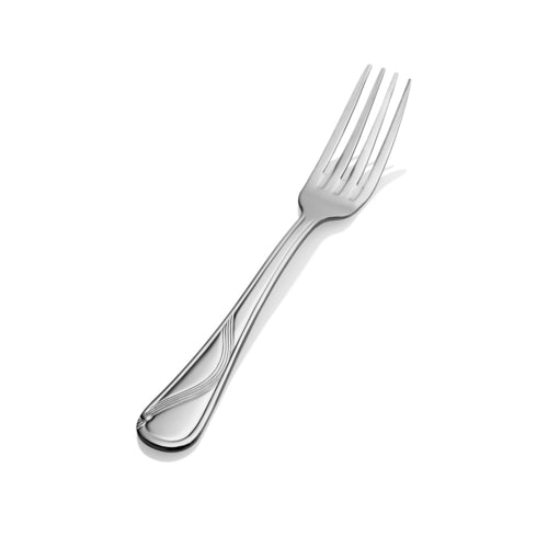 Bon Chef S2205 Dinner Fork, Wave, 18/10 Stainless Steel-cityfoodequipment.com