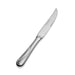 Bon Chef S2215 European Steak Knife W/ Solid Handle, Wave, 18/10 Stainless-cityfoodequipment.com