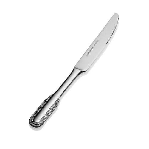Bon Chef S2412 European Dinner Knife W/ Solid Handle, Empire, 18/10 Stainless-cityfoodequipment.com