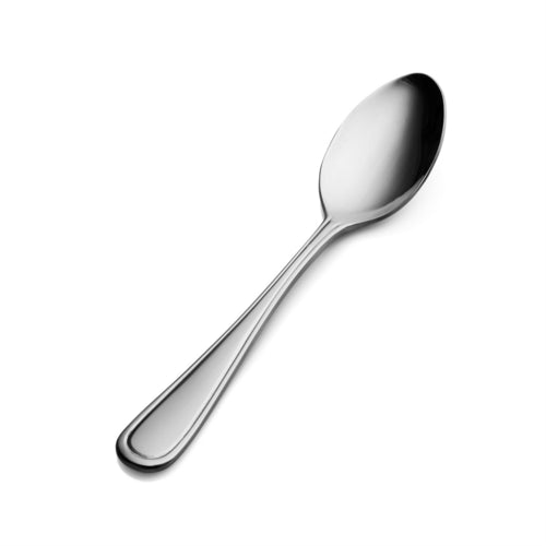 Bon Chef S303 7 1/6" Dessert Spoon With 18/8 Stainless Grade, Tuscany Pattern-cityfoodequipment.com