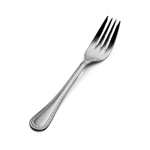 Bon Chef S407 7 1/6" Salad Fork With 18/10 Stainless Grade, Amore Pattern-cityfoodequipment.com