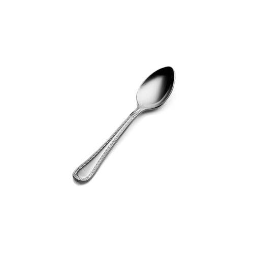Bon Chef S416 4 2/3" Demitasse Spoon With 18/8 Stainless Grade, Amore Pattern-cityfoodequipment.com