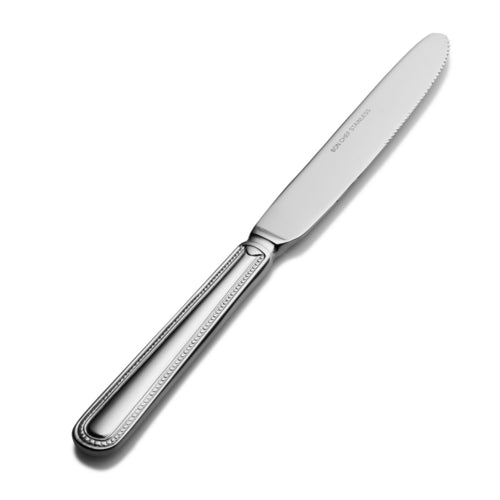 Bon Chef S711 Dinner Knife W/ Solid Handle, Bolero, 18/10 Stainless-cityfoodequipment.com