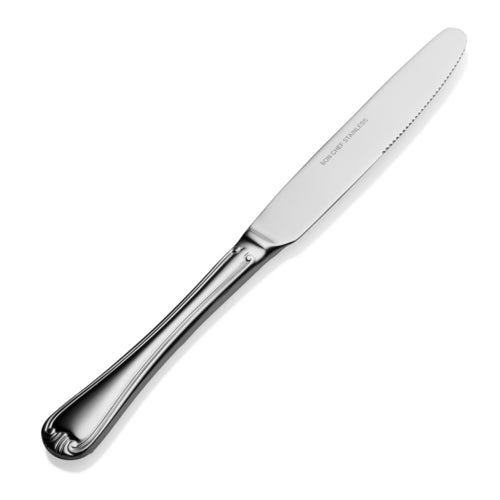 Bon Chef S911 Dinner Knife W/ Solid Handle, Renoir, 18/10 Stainless-cityfoodequipment.com