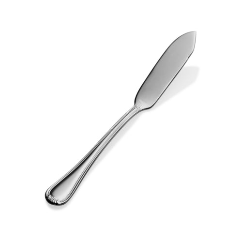 Bon Chef S913 Butter Spreader W/ Flat Handle, Renoir, 18/10 Stainless-cityfoodequipment.com