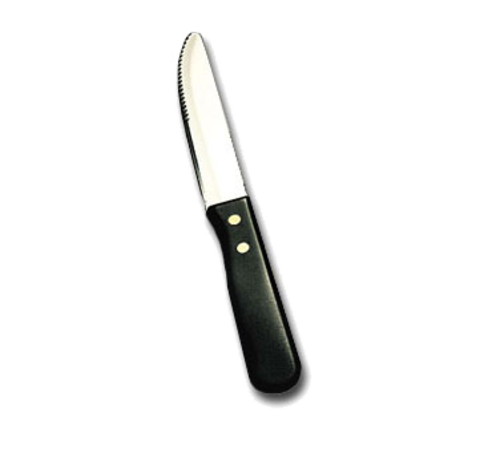 Bon Chef S935 Gaucho Steak Knife W/ 5" Round Tip Blade, Polypropylene Handle-cityfoodequipment.com