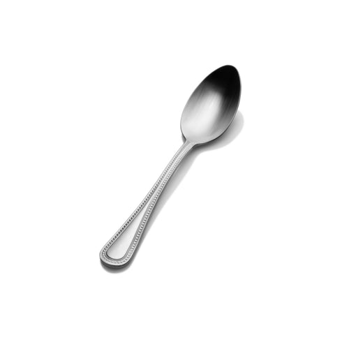 Bon Chef SBS3303 Soup Dessert Spoon, Sombrero, Brush Finish, Stainless Steel-cityfoodequipment.com