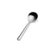 Bon Chef SBS3001 6 3/8" Bouillon Spoon With 18/0 Stainless Grade, Manhattan Pattern-cityfoodequipment.com