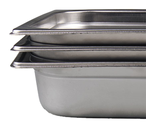 Browne 22136 Third Size Steam Pan, Stainless-cityfoodequipment.com