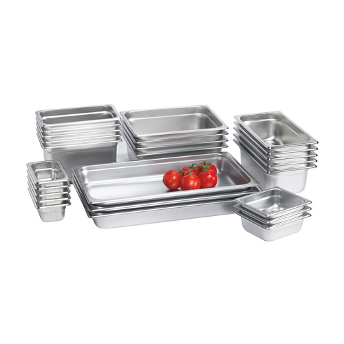 Browne 98006 Full Size Steam Pan, Stainless-cityfoodequipment.com