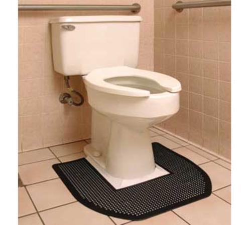 Cactus Mat 402C-C Sani-Mate Disposable Commode Mat - 1 4/5' x 1 15/16', Black-cityfoodequipment.com