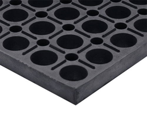 Cactus Mat 4420-CC VIP Duralok Mat - Center, 3' x 5', Black-cityfoodequipment.com