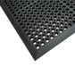 Cactus Mat 4420-CEWB VIP Duralok Mat w/ Bevel - End, 3' x 5', Black-cityfoodequipment.com