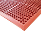Cactus Mat 4420-RCWB VIP Duralok Mat w/ Bevel - Center, 3' x 5', Red-cityfoodequipment.com