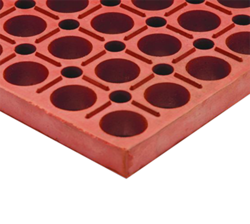 Cactus Mat 4420-RS VIP Duralok Mat - Single, 3' x 5', Red-cityfoodequipment.com