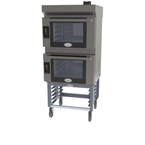 Cadco BLS-4HTD-2H Double Half Size Electric Convection Oven - 7.6kW, 208-240v/1ph-cityfoodequipment.com