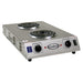 Cadco CDR-1TFB 13 1/2" Electric Hotplate w/ (2) Burners & Infinite Controls, 120v-cityfoodequipment.com