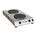 Cadco CDR-3K 15" Electric Hot Plate w/ (2) Burners & Infinite Controls, 220v/1ph-cityfoodequipment.com