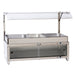 Cadco CMLBCSG Warming Cabinet W/ Sneeze Guard & Buffet Server Top-cityfoodequipment.com