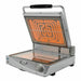 Cadco CPG-15FC Single Commercial Panini Press W/ Glass Ceramic Smooth Plates, 120v-cityfoodequipment.com