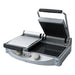 Cadco CPG-20F Double Commercial Panini Press W/ Ceramic Smooth Plates, 208-240v/1ph-cityfoodequipment.com