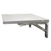 Cadco FUS-1L 22" Left Flip Up Outer Shelf For Cadco Carts - Factory Installed, Stainless Steel-cityfoodequipment.com
