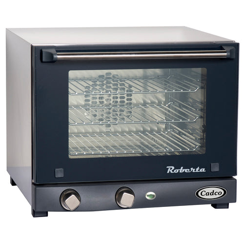 Cadco OV-003 Quarter-Size Countertop Convection Oven, 120v-cityfoodequipment.com