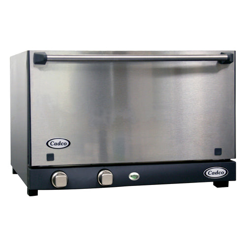 Cadco OV-013SS Half-Size Countertop Convection Oven, 120v-cityfoodequipment.com