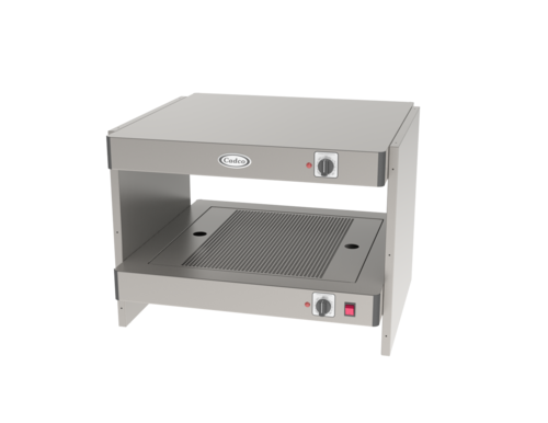 Cadco PGW-5 Pass & Go Full Service Countertop Heated Display Shelf - (2) Shelves, 120v-cityfoodequipment.com