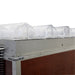 Cadco SS-64 64" Safety Shield For CBC-HHHH Carts, Stainless Steel-cityfoodequipment.com