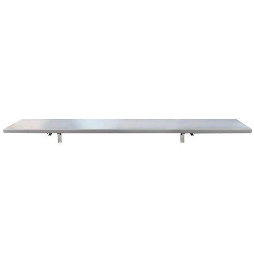 Cadco TS-4 60 1/4" Tray Slide For CBC-HHHH Carts - Factory Installed, Drop Down, Stainless-cityfoodequipment.com