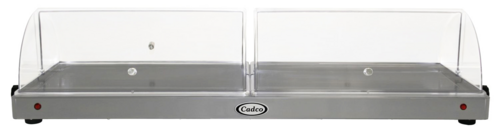 Cadco WTRT-40-HD 45"W Countertop Warming Shelf w/ 2 Warmer(s), Thermostatic Controls-cityfoodequipment.com