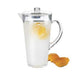 Cal-Mil 682 67 3/5 oz Plastic Pitcher, Clear-cityfoodequipment.com