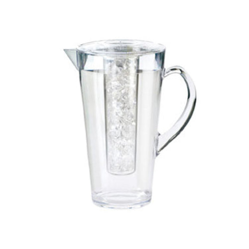 Cal-Mil 682-ICE 67 3/5 oz Plastic Pitcher w/ Ice Chamber, Clear-cityfoodequipment.com
