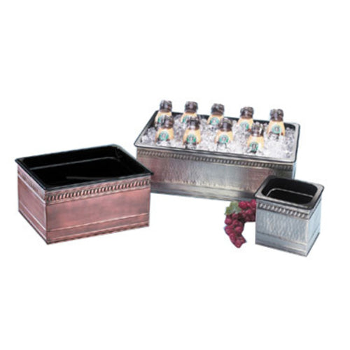 Cal-Mil 475-10-51 Rectangular Ice Housing - 12"L x 10"W x 6 1/2"H, Copper-cityfoodequipment.com
