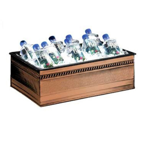 Cal-Mil 475-12-51 Rectangular Ice Housing - 20"L x 12"W x 6 1/2"H, Copper-cityfoodequipment.com