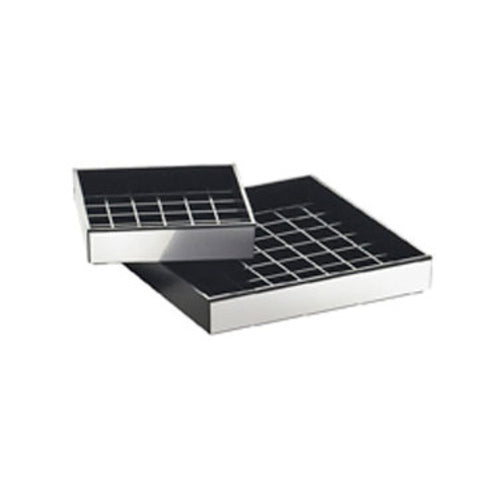 Cal-Mil 391-010 6" Square Drip Tray, Silver-cityfoodequipment.com