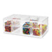 Cal-Mil 393 Countertop Acrylic Topping Bin, 13" x 8" x 5", Notched-cityfoodequipment.com