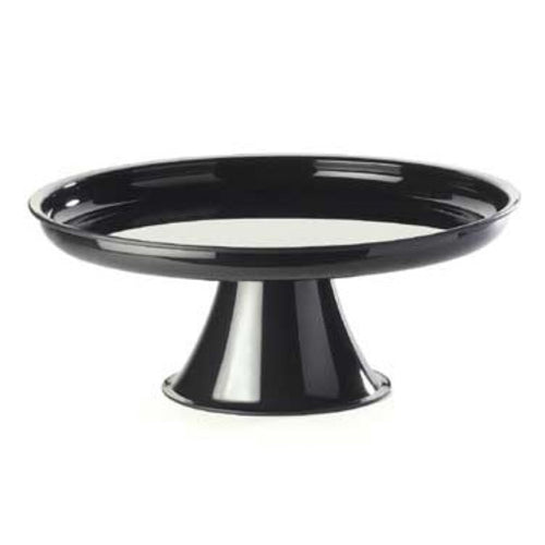 Cal-Mil 482-15-13 15" Round Pedestal Cake Stand - 5"H, Plastic, Black-cityfoodequipment.com